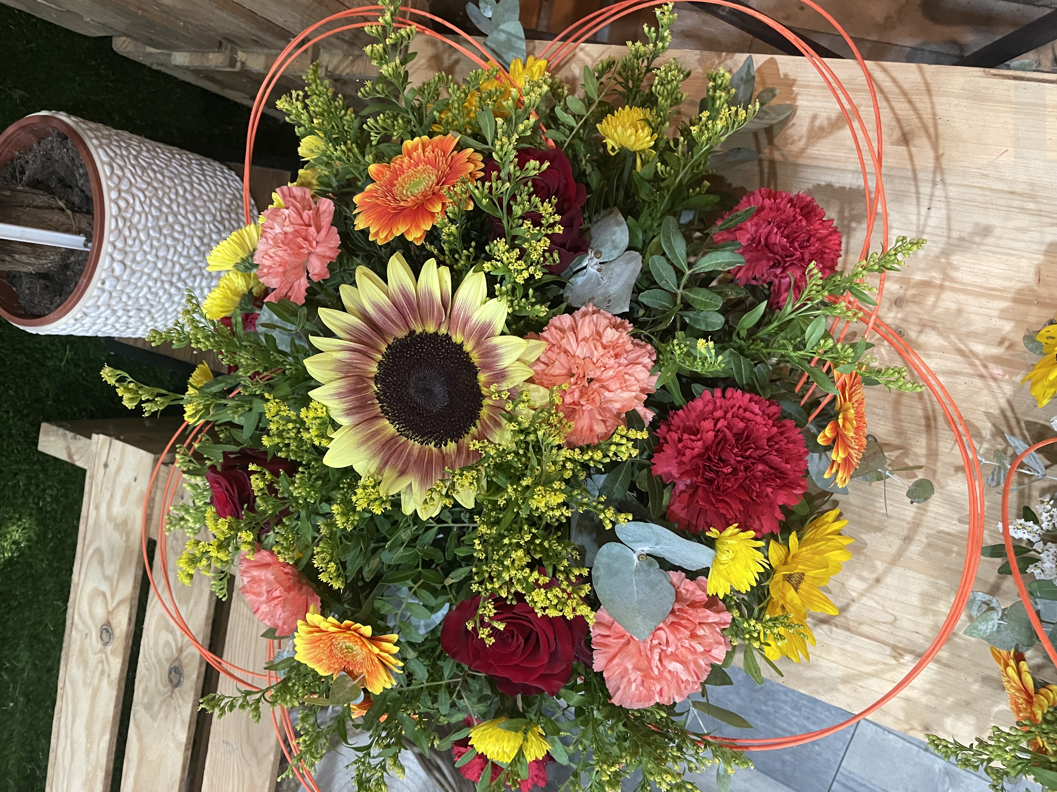 Réalisation florale — Deuil
