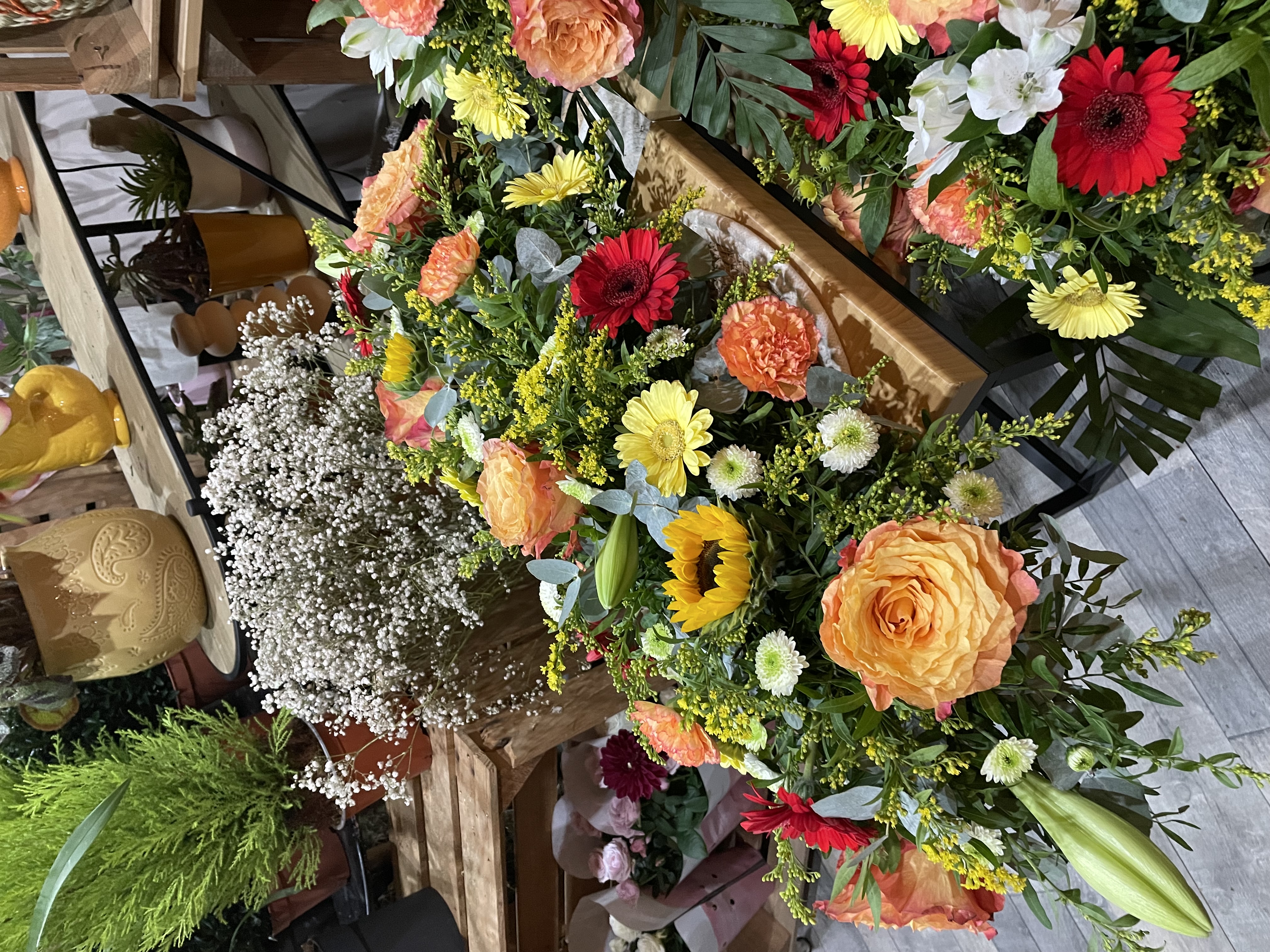 Réalisation florale — Deuil