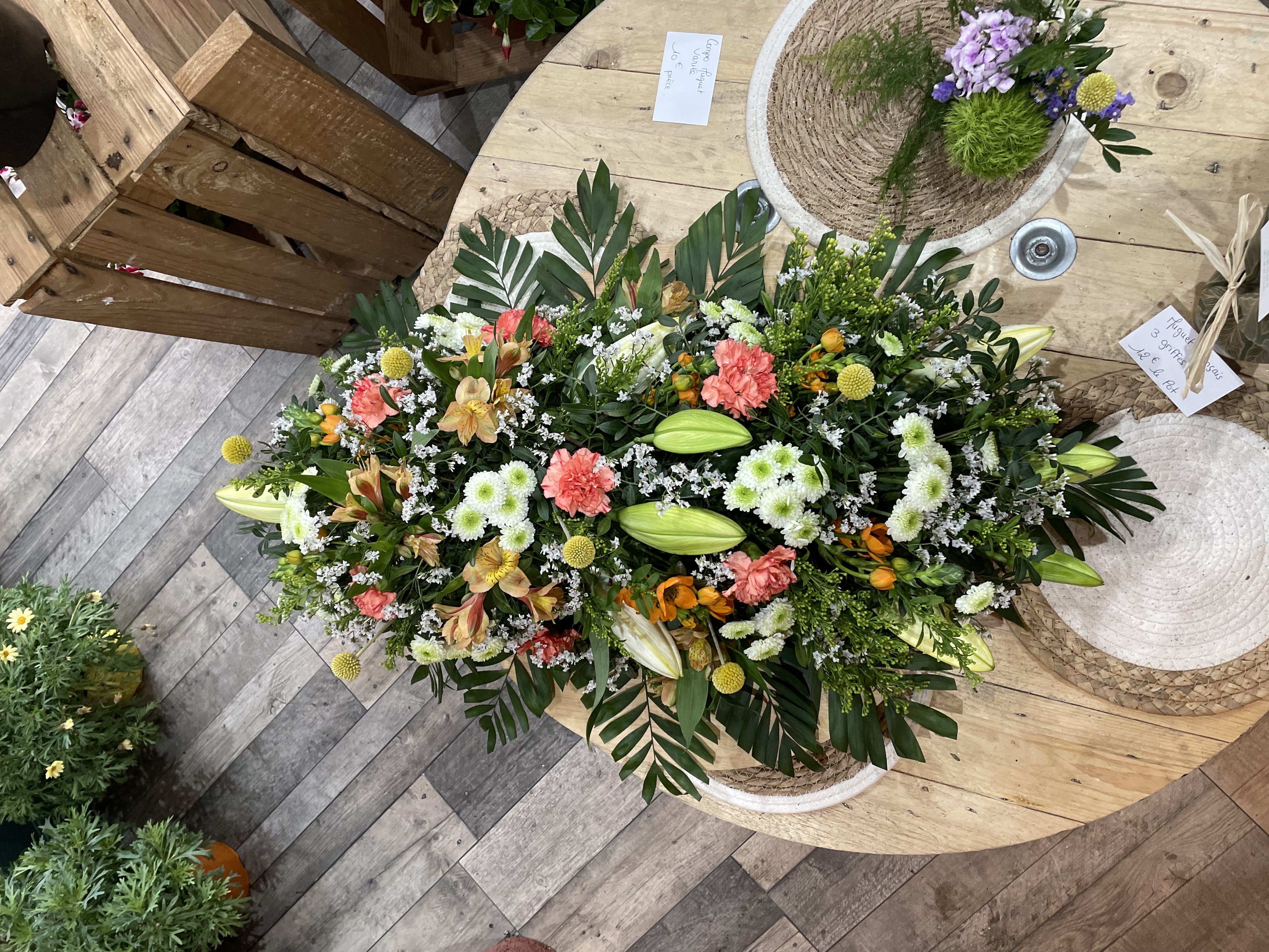 Réalisation florale — Deuil